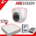 Tek Kameralı Hikvision Kamera seti
