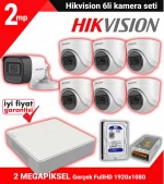 Hikvision 7li Kamera Seti