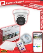 1 Kameralı Hikvision İP Kamera Sistemi Seti