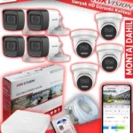8 Kameralı Hikvision İP Kamera Sistemi Seti